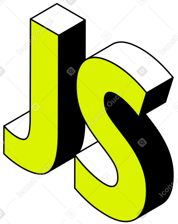 lettering java script text PNG, SVG