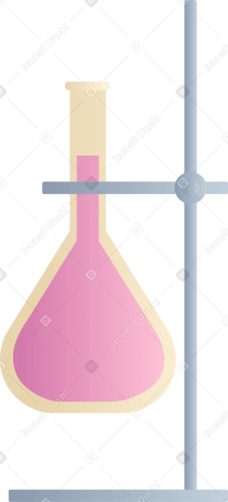 tripod with flask Illustration in PNG, SVG