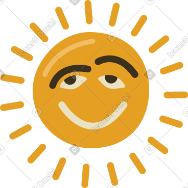 Sun chill PNG, SVG