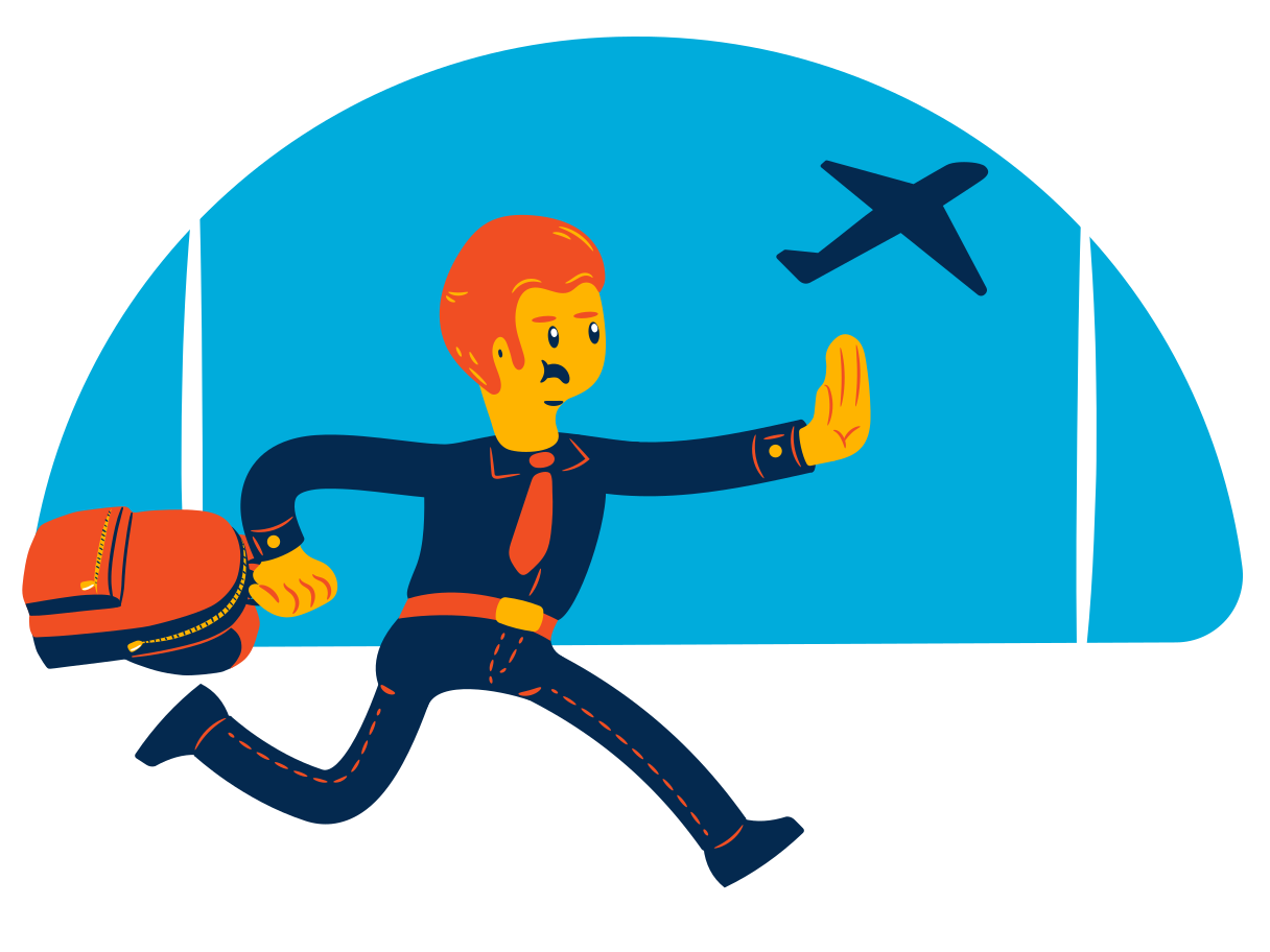 style Late arrival on the flight images in PNG and SVG | Icons8