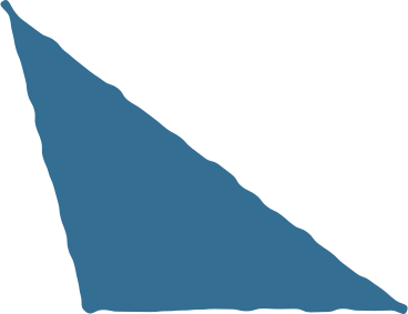 Blue scalene triangle PNG、SVG
