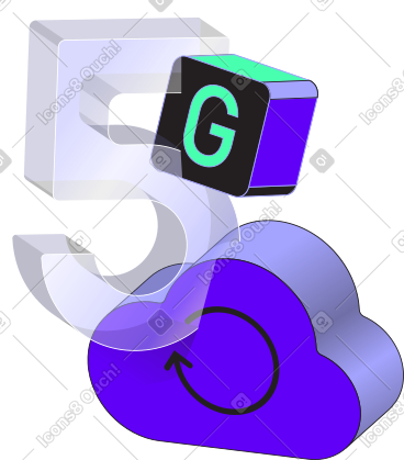 5g和云下载 PNG, SVG