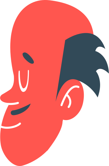 男性の頭 PNG、SVG