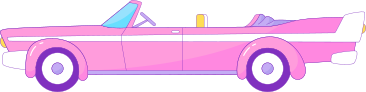 pink cadillac PNG, SVG