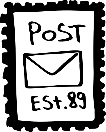 Почтовая марка в PNG, SVG