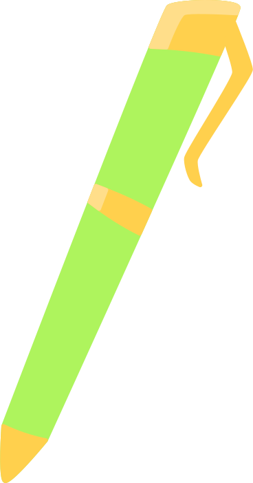 green pen PNG, SVG