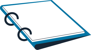folded notebook PNG, SVG