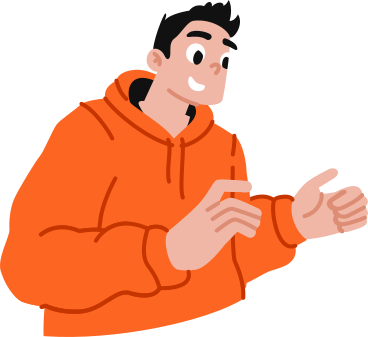 young man holding something PNG, SVG