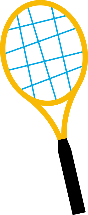 tennis racket PNG, SVG