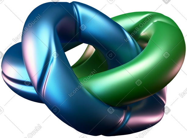 d abstract colorful form PNG, SVG