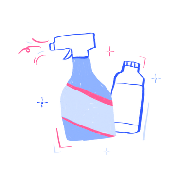 Cleaning supplies PNG, SVG