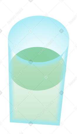 glass with dirty water PNG, SVG