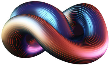 d abstract colorful form PNG, SVG