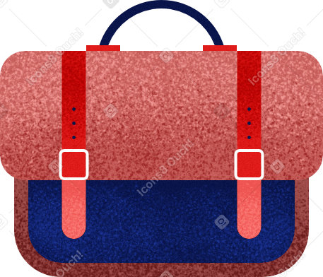 briefcase with straps PNG, SVG