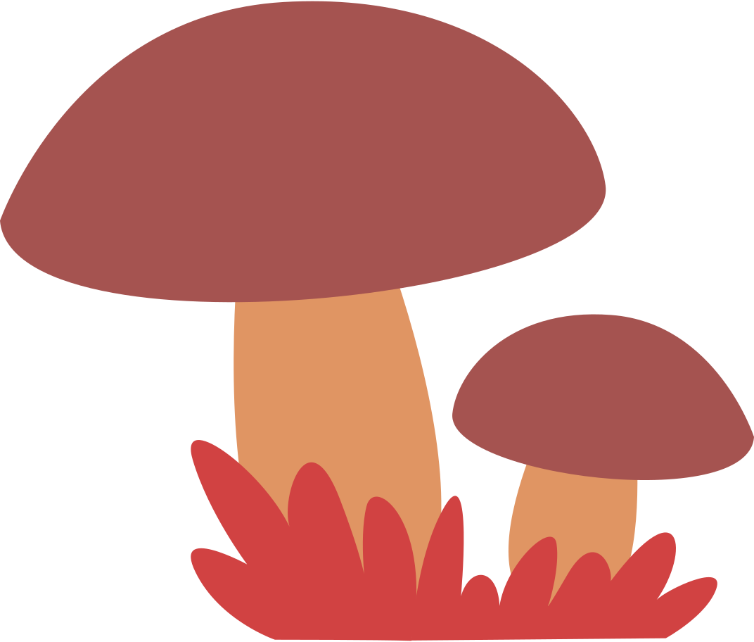 きのこ のpngとsvgでのイラスト