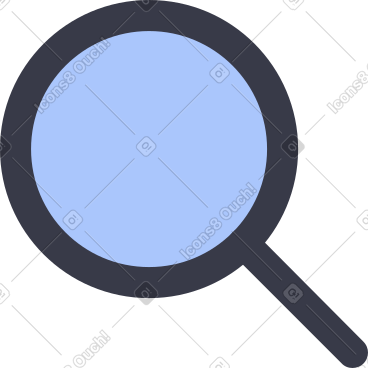 Magnifying glass PNG, SVG