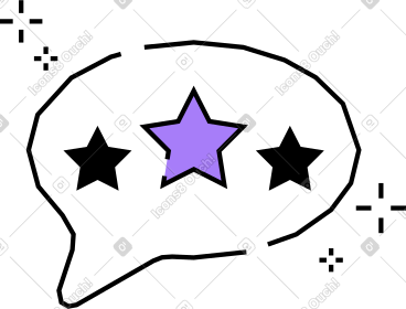 Review bubble PNG, SVG