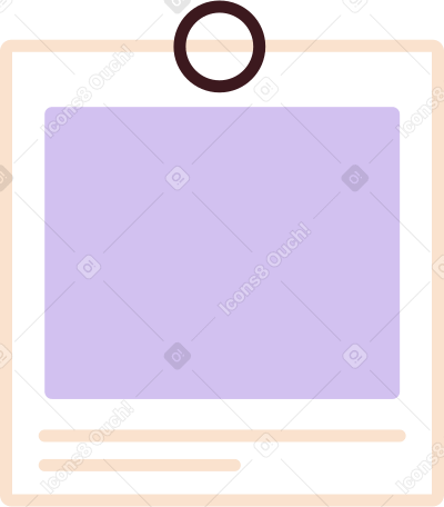 sticker with text and frame PNG, SVG