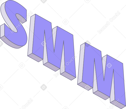 lettering testo smm PNG, SVG