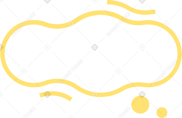 yellow blop Illustration in PNG, SVG