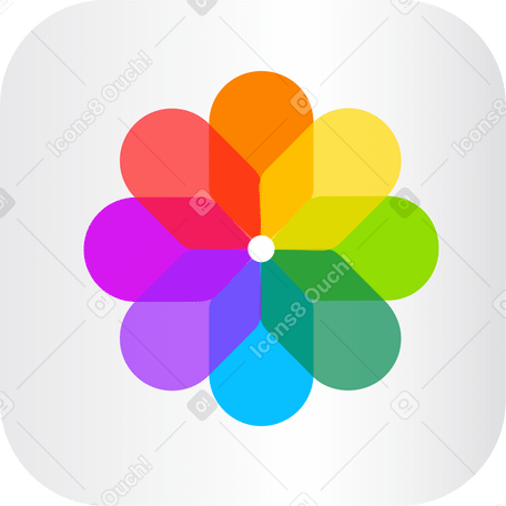 apple photo app icon PNG, SVG