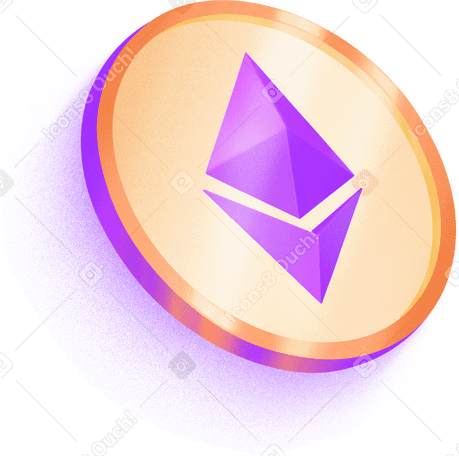 coin ethereum PNG, SVG