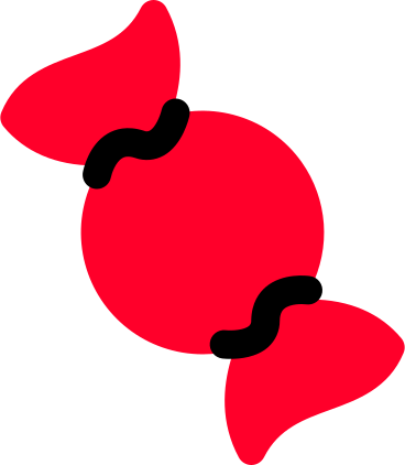 Caramelo rojo PNG, SVG