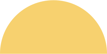 Yellow semicircle PNG、SVG