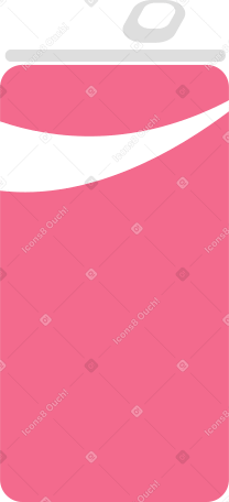 pink tin can PNG, SVG