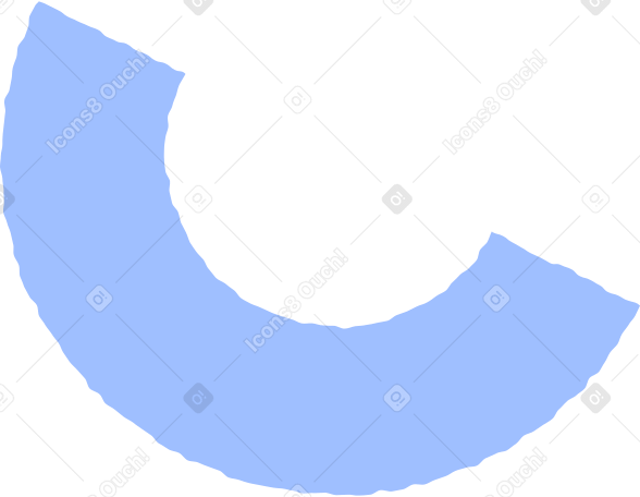 half donut Illustration in PNG, SVG