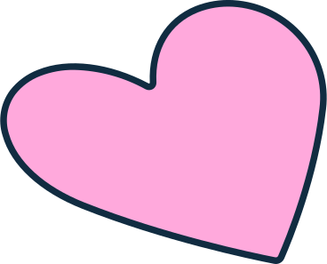 pink heart love PNG、SVG
