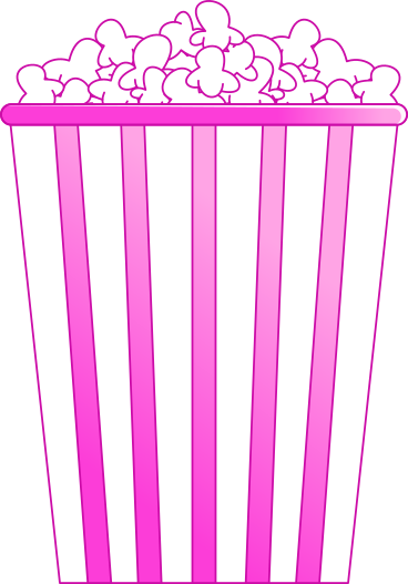 ピンクのポップコーン PNG、SVG
