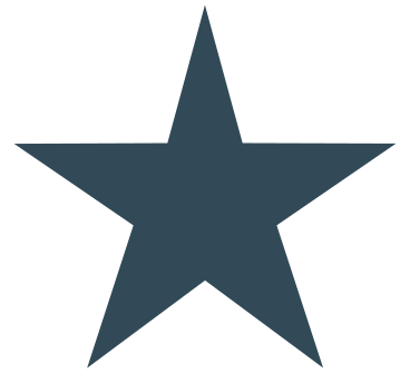 Star dark blue PNG, SVG