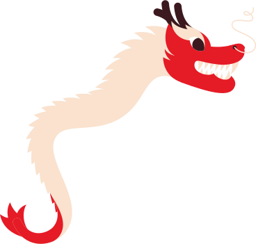 dragon serpent lune PNG, SVG