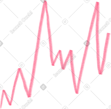 Red heart beat pulse PNG, SVG