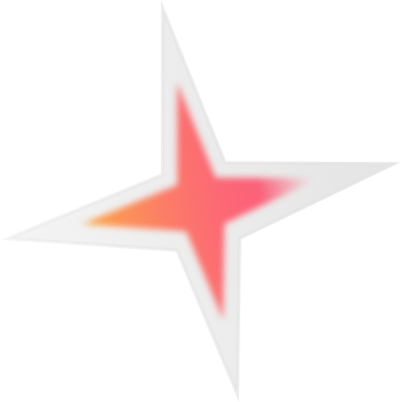 blurred red star in glass PNG, SVG