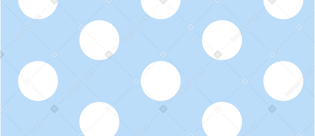 light blue gift with white polka dot pattern Illustration in PNG, SVG