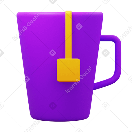 3D tea PNG, SVG