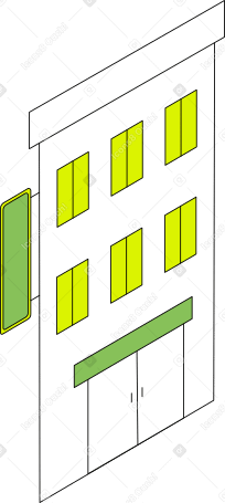 hotel Illustration in PNG, SVG