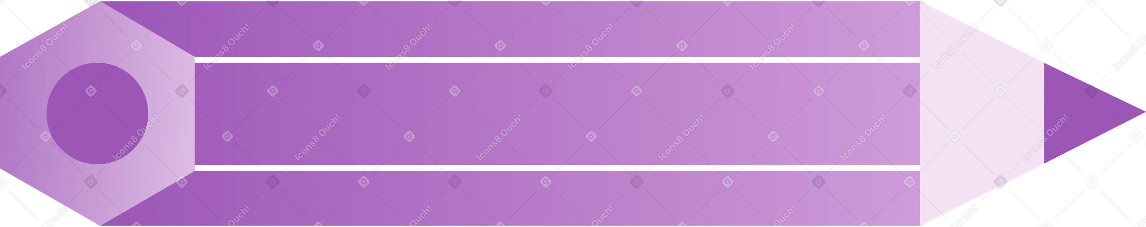 lilac pencil Illustration in PNG, SVG