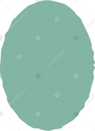 椭圆绿色 PNG, SVG