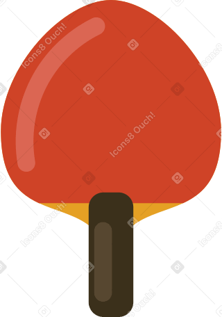 table tennis racket Illustration in PNG, SVG