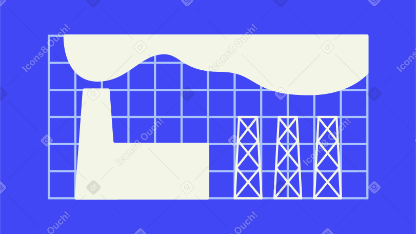 industrial factory Illustration in PNG, SVG