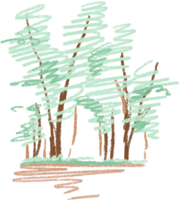 Background with trees PNG、SVG