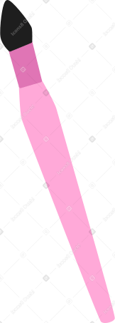 pink brush PNG, SVG