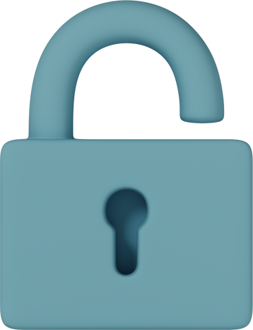 open lock PNG, SVG