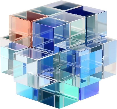 3D 블록 구성 PNG, SVG