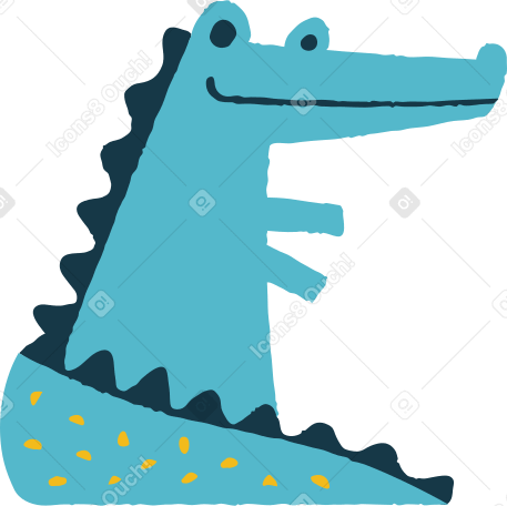 крокодил в PNG, SVG
