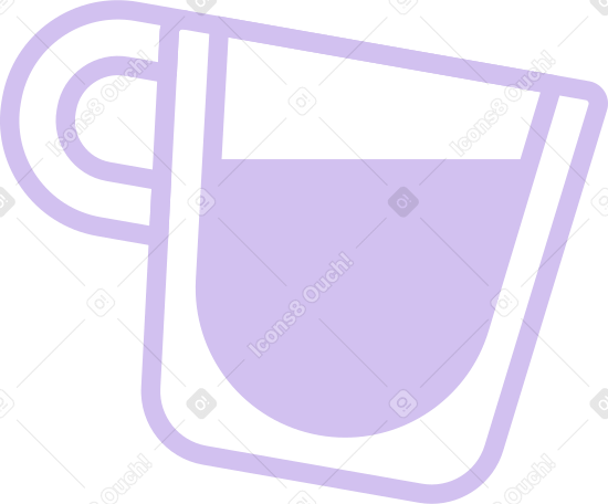 cup with drink PNG, SVG