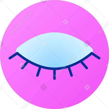 closed eye password security PNG, SVG